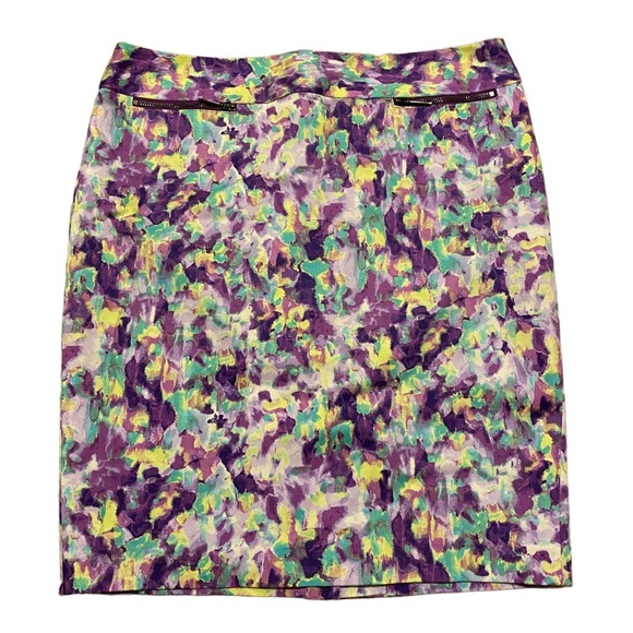 Calvin Klein Purple Multi Coloured Skirt - Picture 11 of 11